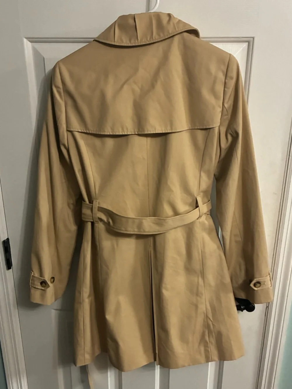 J. Crew Tan Double-Breasted Trench Coat